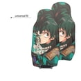 thumbnail image 5 of My Hero Academia Deku Car Seat Covers Accessories Vehicle Front Seat Protective Mat Cover 2pcs Universal Fit For SUV Sedan Van Trucks, 5 of 8