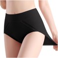 thumbnail image 7 of Kmdttou Womens Underwear Breathable Wicking Ladies Comfortable Solid Color Large Size Abdominal Panties Hight Waiste Underpants (Regular & Plus Size), 7 of 7