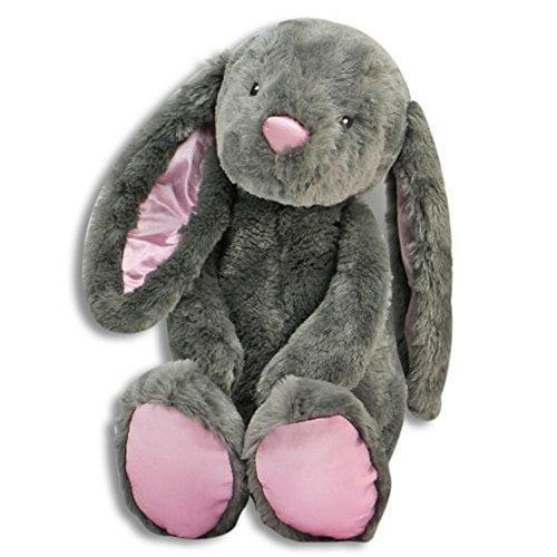 grey stuffed bunny