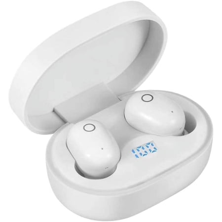 Alpha Digital Touch Control Wireless Ear-Buds  Bluetooth 5.0  Easy Pairing  LED Power Indicator  Noise Canceling  True Stereo Bass Sound Quality  Dust-Proof  Waterproof 12 Hours Play time  White price history on PriceWatchPro