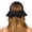 Black, variant on Womens Summer Wide Brim Sun Visor Hat,UPF 50+ Lightweight Breathable Fisherman Cap with Butterfly Bow,Adjustable Ponytail Friendly Foldable Packable Hat Pink One Size