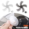 thumbnail image 3 of Aspas de Ventilador de Plástico de 12 Pulgadas, 5 Aspas con Tapa de Tuerca para Ventilador de Pedestal de Pie, Ventilador de Mesa, Accesorios Generales, A, 3 of 5