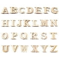 thumbnail image 1 of Minkissy 52Pcs Wooden Alphabet Embellishment for Home Decor Wood Alphabet Letters Square, 1 of 7