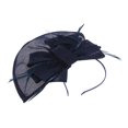 thumbnail image 1 of Tocado de plumas para mujer, tocado para fiesta de cóctel, tocado, diadema, color oscuro Azul oscuro Yuyangstore Tocado de Gatsby de los años 20, 1 of 8