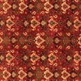 thumbnail image 1 of Ahgly Company Indoor Square Abstract Orange Modern Area Rugs, 3' Square, 1 of 4