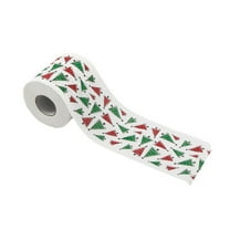 Santa Printed Paper, Christmas Paper Towels, Christmas Toilet Paper, Reindeer Snowflake Christmas Tree Pattern, Tissue Roll, Funny Christmas Printed Paper, Christmas Stocking Stuffers Party Favors
