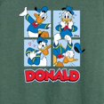 thumbnail image 3 of Mickey & Friends - Donald Duck Grid - Women's Lightweight French Terry Long Sleeve Shirt, 3 of 5