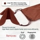 thumbnail image 5 of Estuche para anteojos MyEyeglassCase Premium de cuero sintético marrón AS87, 5 of 6