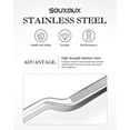 thumbnail image 4 of GHSDFBB 10-inch Cooking Offset Tweezer and Curved Tong Set, Tongs Precision Serrated Tips, Stainless Steel Professional Chef Tweezer Kitchen Tools for BBQ, Plating and Serving, 4 of 7