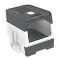 thumbnail image 2 of Milaget Enclosed Litter Box, Foldable Large Litter Box, with Front Door Pull-out Drawer, Grey, 2 of 9