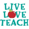 thumbnail image 3 of CafePress - Live,Love, Teach - 15 oz Ceramic Large White Novelty Mug, 3 of 4