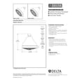 thumbnail image 2 of Delta Universal Showering Components H2Okinetic 5-Setting Shower Head, Chrome, 2 of 2