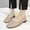 Beige, variant on Bmisegm Fashion Spring and Summer Women Casual Shoes Low Heel Shallow Mouth Soft Sole Solid Color Comfortable Flat BottomCasual Shoes for Women Black 37