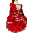 thumbnail image 6 of Jenniferwu G018 Infant Toddler Baby Newborn Little Girl's Pageant Party Birthday Dress RED 12-18Months, 6 of 6