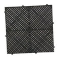 thumbnail image 3 of Estera de drenaje entrelazada, baldosas de suelo, baldosas de drenaje modulares para bañeras de hidromasaje, pasarelas, balcones, áreas para mascotas Negro, 3 of 8