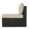 thumbnail image 5 of Karyn 6 Piece Outdoor Brown Wicker Sofa Set with Cushions, 5 of 11