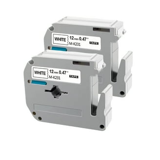 Brother MK232 12mm (0.47") Red On White Non-Laminated Tape For P-touch 8m (26.2 Ft - Foto 3