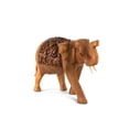 thumbnail image 5 of Wooden Hand Carved Walking Elephant Statue Figurine Sculpture Art Decorative Rustic Home Decor Accent Handmade Handcrafted Decoration Wood Size: 9" long x 6" tall x 4" deep, 5 of 8