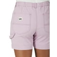 thumbnail image 4 of Lee Women's Heritage High Rise Relaxed Fit Dungaree Shorts, 4 of 4