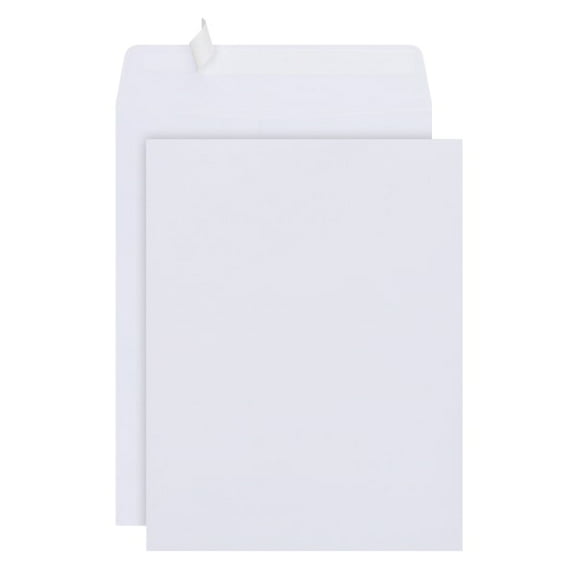 Office Depot Clean Seal(TM) Catalog Envelopes, 10in. x 13in., White, Pack Of 25, 77P25