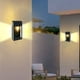 thumbnail image 5 of Luces solares de pared para exteriores, luces de jardín, luces de control de luz inteligente, luces para puertas de jardín, luces para exteriores, luces de diodo emisor de luz, lámpara de jabón, 5 of 8