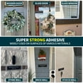thumbnail image 5 of No Soliciting Sign for House, Strong Self-Adhesive No Solicitation Signs, 8.2x2.4" Thick Acrylic, Weatherproof and Sturdy Sign for Front Door, Home, Office, Wall, Keep Solicitors Away, 5 of 5