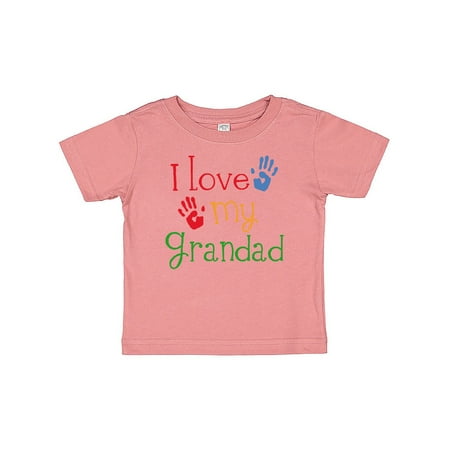 

Inktastic Grandad Grandkids Handprints Gift Baby Boy or Baby Girl T-Shirt