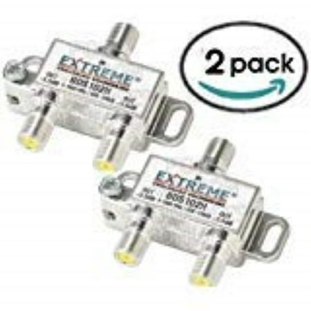 2 WAY EXTREME HD DIGITAL 1GHz HIGH PERFORMANCE COAX CABLE SPLITTER - (BDS102H) 2 (Best 8 Way Cable Splitter)