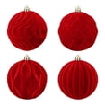 thumbnail image 2 of 4 Adornos Navideños de Terciopelo Flocado | Bolas de Plástico Marrón para Decoración Navideña | Paquete de 6 Cm de Diámetro | Decoración Navideña Colgante, 2 of 6