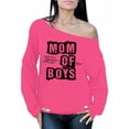 thumbnail image 1 of Awkward Styles Women's Mom of Boys Graphic Off Shoulder Tops Oversized Sweatshirt Arrow Mother's Day Mom Life, 1 of 4