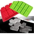 thumbnail image 4 of i Kito Candy Molds Silicone Ice Cube Tray, Silicone Brick Mold for Lego Friends Red & Green 2pack, 4 of 6