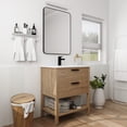 thumbnail image 2 of Holaki 30 Inch Bathroom Vanity Plywood With 2 Drawers, Imitative Oak, 2 of 7