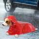 thumbnail image 3 of Impermeable para mascotas, impermeable con capucha para perros, impermeable, rojo, de PU, impermeable con capucha para mascotas, instalación sin esfuerzo Jadeshay A, 3 of 8