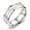 Silver, variant on Men’s Heartbeat Glow in the Dark Ring, Stainless Steel Luminous Band with Heart and Pulse Line Pattern, US Sizes 6–13 for Casual, Party and Evening Styling, Gift for Him