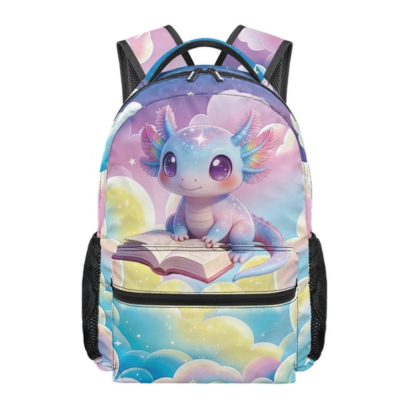 HUIACONG Cute Dragon Theme Waterproof Ruckpack for Travel Outdoor Play, Lightweight Multiple Pockets School Backpack Sturdy