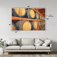 thumbnail image 2 of 8 Pack Art Acoustic Panels Sound Absorbing Oak barrels storage Whiskey Alcohol Industry Decorative Soundproof Wall Panels Self Adhesive for Nursery Game Room Bedroom 48"x32", 2 of 7