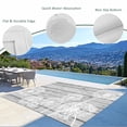 thumbnail image 3 of White Dandelion Outdoor Rug for Patio/Deck/Porch, Non-Slip Large Area Rug 5 x 7 Ft, Spring Flowers Plants Vintage Gray Wood Indoor Outdoor Rugs Washable Area Rugs, Camping Rug Carpet Runner, 3 of 8