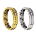thumbnail image 4 of Brazalete de Aleación Tallada Yinane Retro Unisex Elegante Dorado, 4 of 8