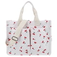 thumbnail image 1 of Bolso Mano Pequeño Wdftyju con Múltiples Bolsillos y Gran Capacidad con Cerezas Frescas Blanco, 1 of 9