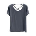 thumbnail image 1 of Tops de Sujetador de Yoga para Mujeres, Cuello Redondo Corto de Moda, Blusas a Rayas de Impresión, Tops de Cuello Redondo para Mujeres, 1 of 7