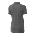 thumbnail image 3 of Women's Cutter & Buck  Gray Penn State Nittany Lions Alumni Advantage Tri-Blend Pique Polo, 3 of 3