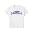 thumbnail image 1 of Women's Patriotic America Print T-Shirt - 4th of July Stars & Stripes Peace Sign Graphic, Short Sleeve Crew Neck Casual Top, Breathable Summer Tee, Machine Washable Regular Fit, American Flag Shi, 1 of 6