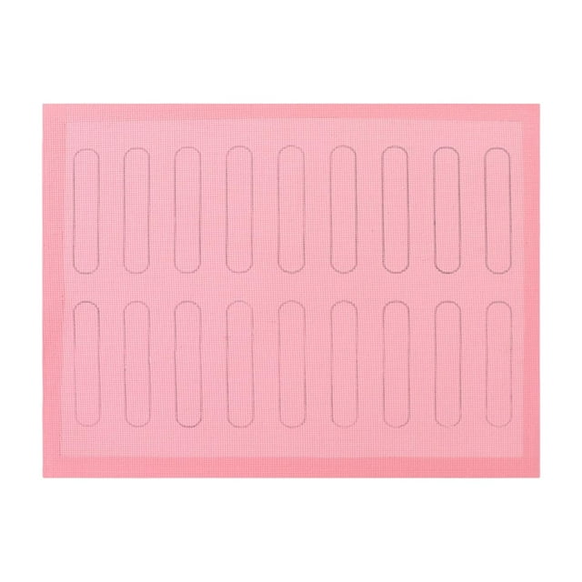 Bandeja para hornear galletas, alfombrilla para hacer pan, alfombrilla para hornear para el hogar, restaurante, comedor Rosa