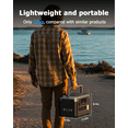 thumbnail image 3 of OUKITEL P1000 Plus 1024Wh Solar Generator with 100W Solar Panel, 1800W Power Station (3600W Peak), 1200W Fast Charging, APP Control, LiFePO4 Battery Backup for Home, Camping & RVs, 3 of 10