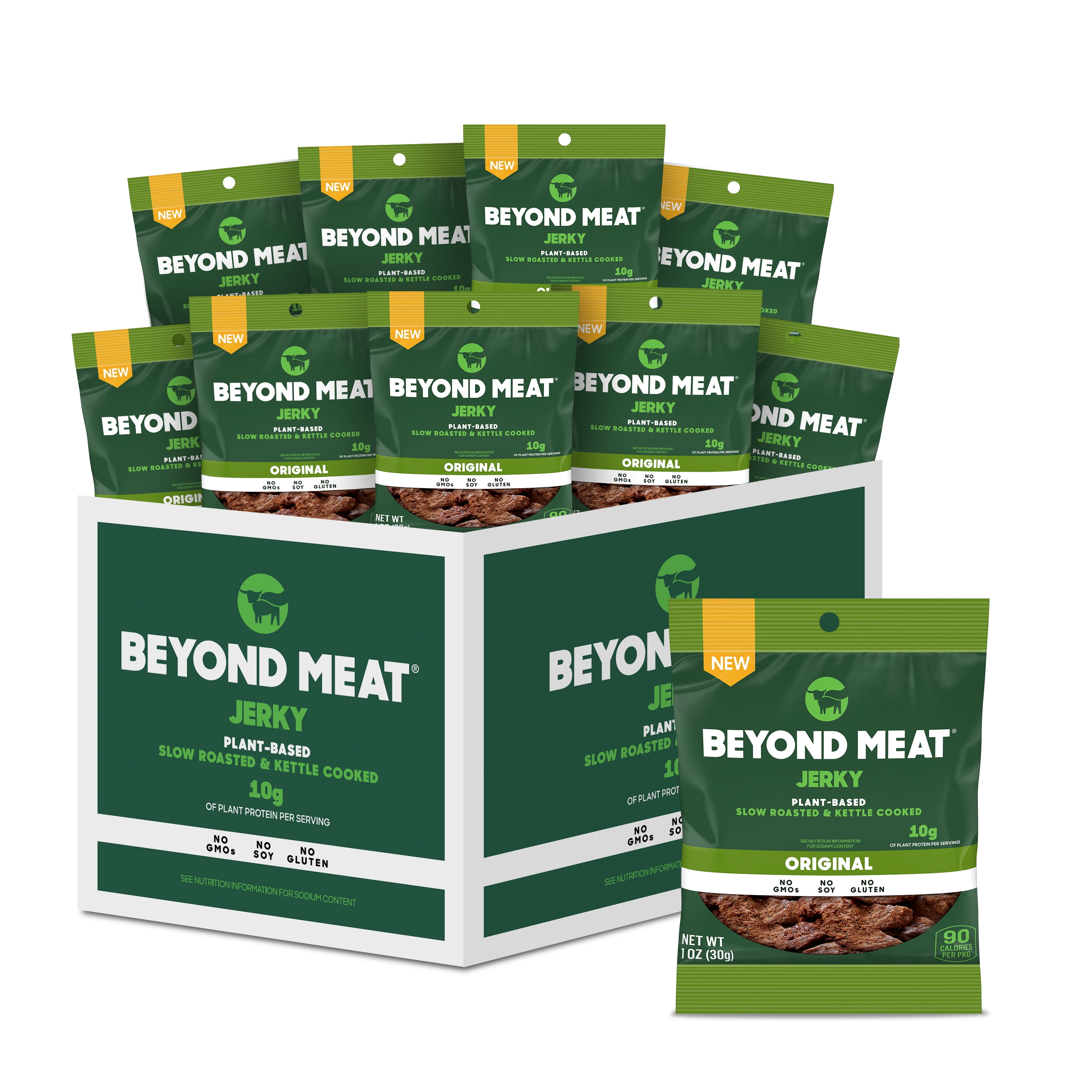 Beyond Meat Jerky Original, 1 oz, 10 Count