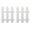 White, variant on Qumonin 2Pcs White Plastic Garden Picket Fence for Yard Landscape