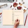 thumbnail image 4 of FORMRS 1-Subject Spiral Notebook 8" x 5" College Ruled 60 Refillable Sheet A5 Hard Cover, 2 Pack, White Chocolate Cakes, 4 of 7