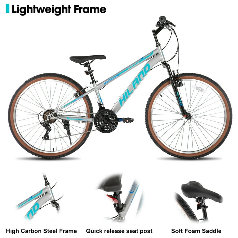 HILAND 26 Inch Mountain Bike for Mens and Womens, 21 Speeds