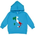 thumbnail image 2 of Inktastic Italian Map Flag Toddler Hoodie, 2 of 4