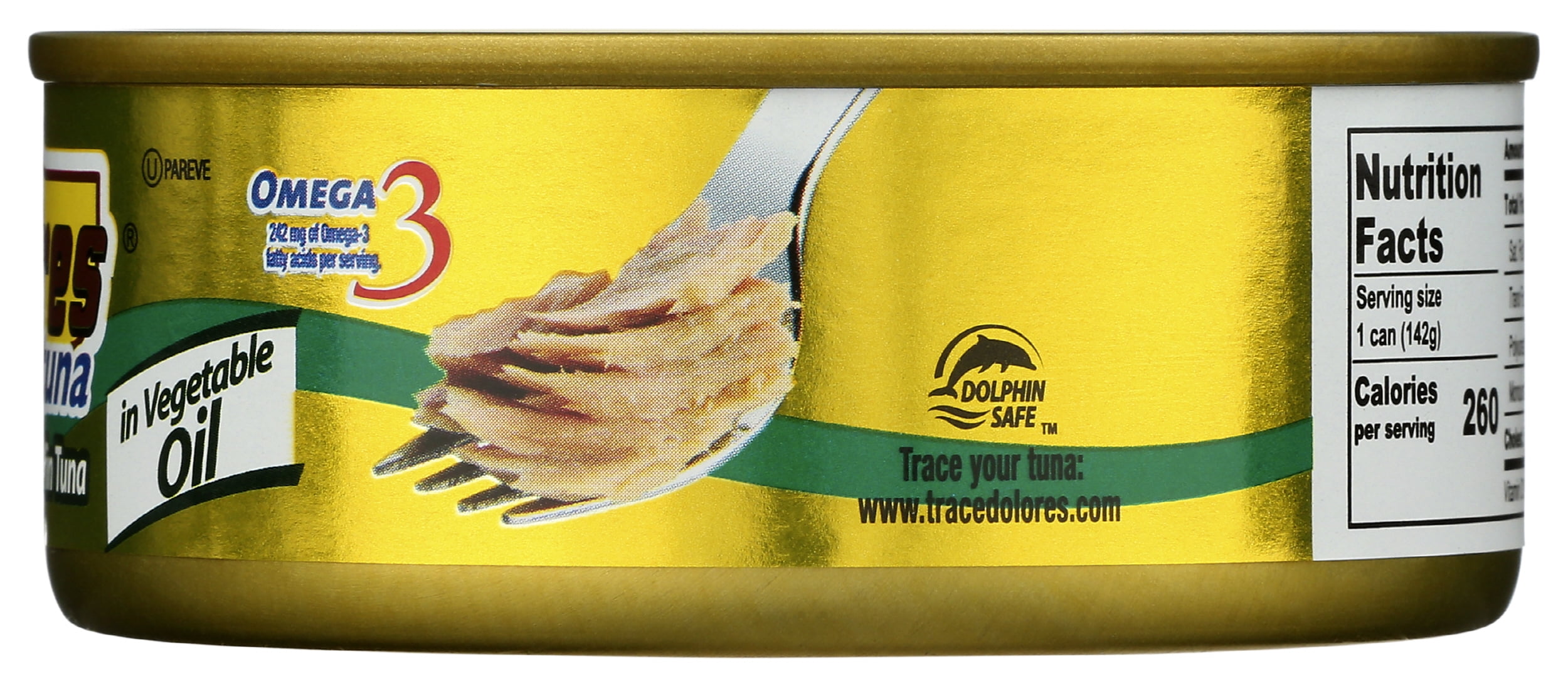 Pack of 12, Dolores Chunk Light Yellowfin Tuna, 5 oz
